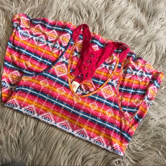 Colorful print tank top - Picture 2 of 4